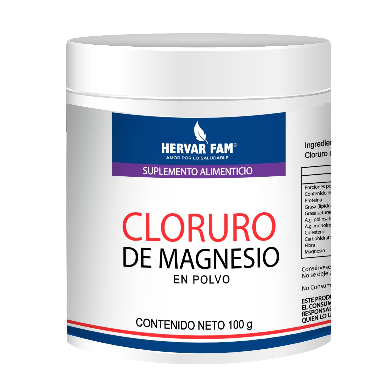 Cloruro de Magnesio 100 g | HervarFam