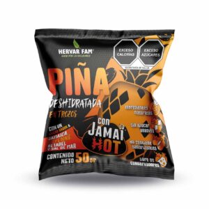 PIÑA DESHIDRATADA EN RODAJAS CON JAMAIHOT 50 G